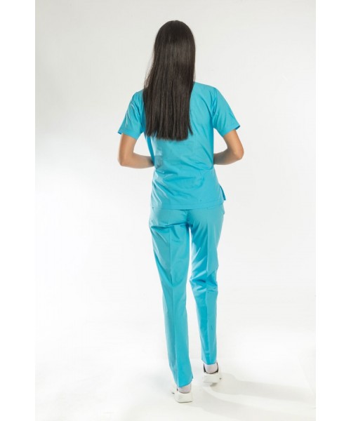 Terycotton Cerrahi Takım - Turkuvaz Mavi
