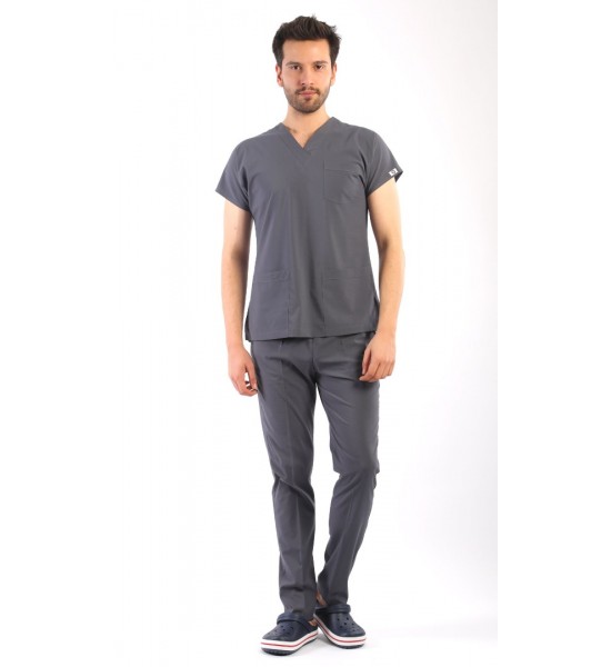 ASFLEX Erkek Likralı Takım - GRİ