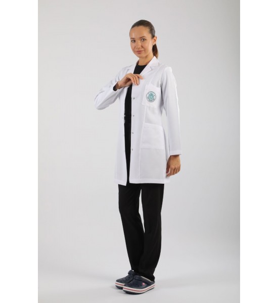 Üniversite Logolu Önlük - Bayan Ortaboy