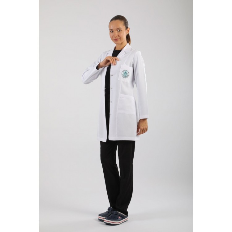 Üniversite Logolu Önlük - Bayan Ortaboy