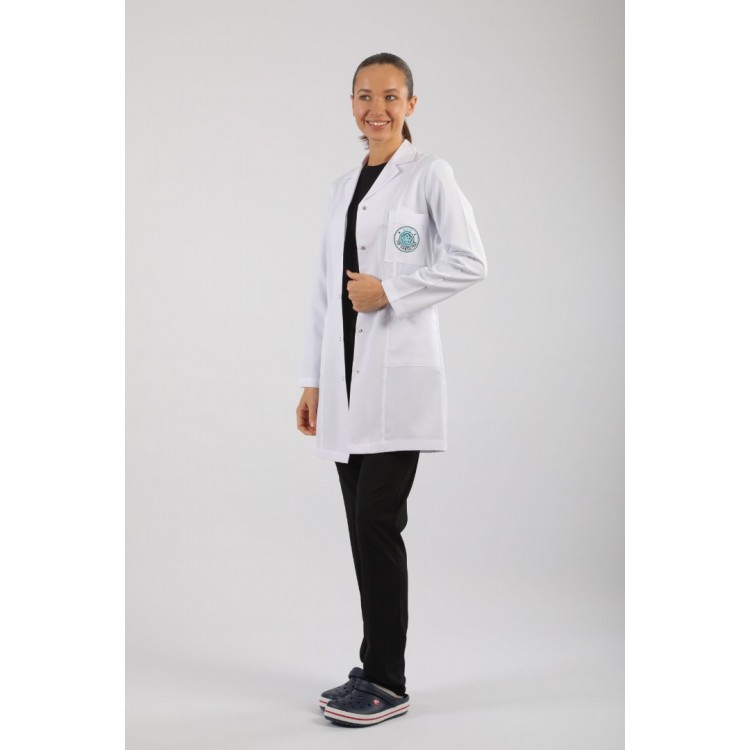 Üniversite Logolu Önlük - Bayan Ortaboy