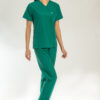 Medikal-Kadın-Doktor-Cerrahi-Giyim-Forma-Yeşil