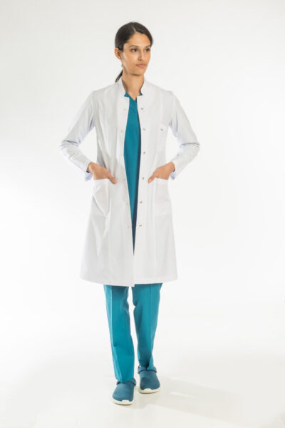 Medikal-Kadın-Doktor-Hemşire-Giyim-Önlük