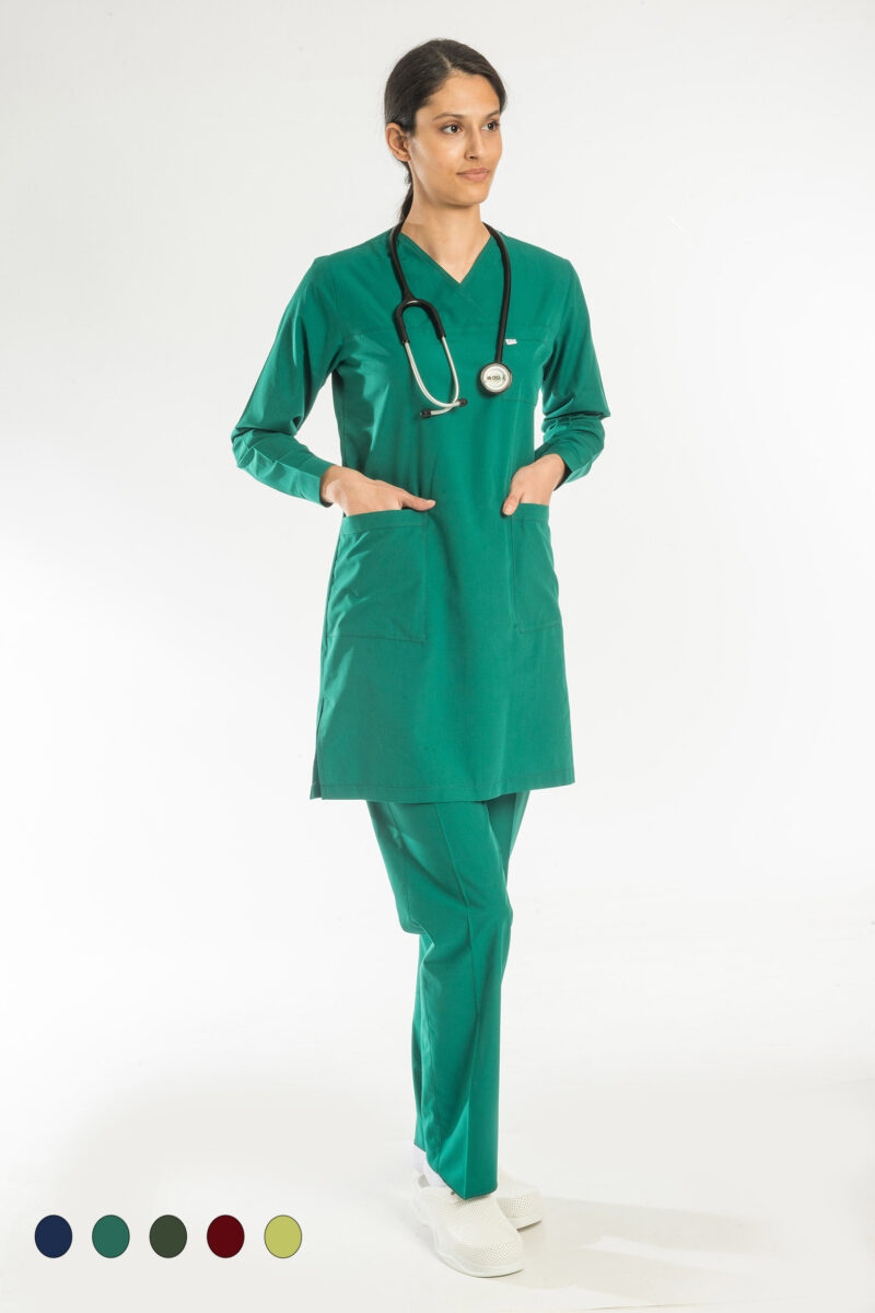Medikal-Kadın-Doktor-Cerrahi-Giyim-Forma